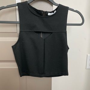 Keyhole crop top (s)